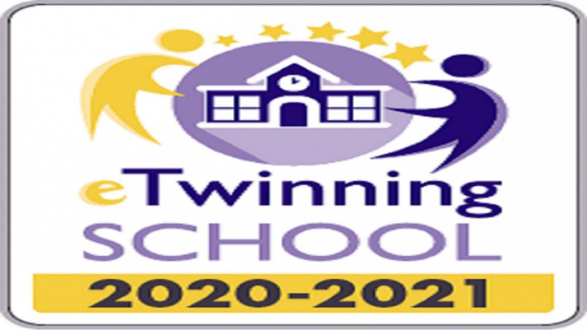 e-twinning Okulu Etiketi Aldık.